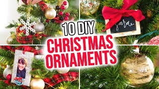 10 DIY Christmas Ornaments [upl. by Knight710]