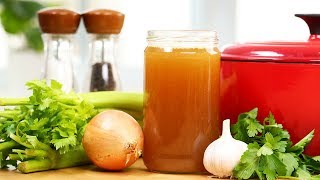 Healthy Bone Broth Recipe  Homemade [upl. by Rosa]