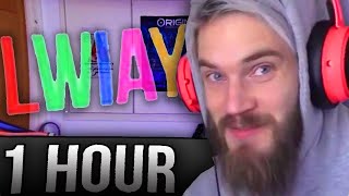 1 Hour of PewDiePies LWIAY Opening Theme [upl. by Linden558]