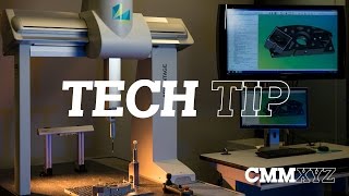 PCDMIS Disc Probe Calibration  CMM Tech Tips  CMMXYZ [upl. by Najram]