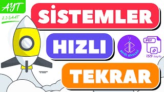 Sistemler Full Tekrar  AYT Biyoloji Konu Anlatımı  Sistemler Özet PDF [upl. by Ainet]