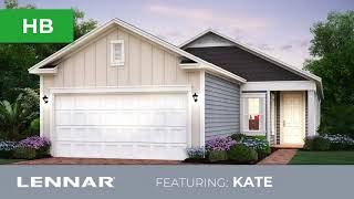 Lennar Virtual Tour  Kate Floor Plan [upl. by Shanta]