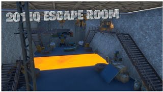 Fortnite 201 IQ Escape Room Fortnite Creative Escape Map [upl. by Oiralih]