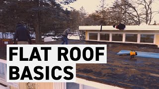 The Basics of a Flat Roof [upl. by Zerep433]