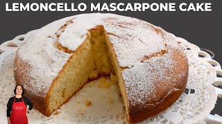 Irresistible Lemon Mascarpone Cake  Easy Baking Tutorial [upl. by Lipski]