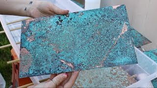 How to Patina Copper [upl. by Suirauqed]