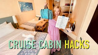 Favorite Cruise Cabin HACKS [upl. by Ailiec]