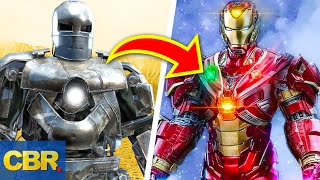 The Full Evolution Of Iron Man Suits [upl. by Kerek694]