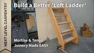 How to Build a Loft Ladder [upl. by Abihsat431]