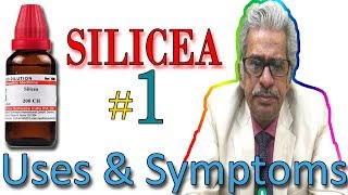 Homeopathy Medicine SILICEA Part 1 in Hindi  Uses amp Symptoms by Dr P S Tiwari [upl. by Nnaes]