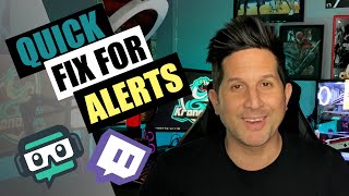 Streamlabs OBS Alerts not working while live on Twitch  StepbyStep guide on how to fix them [upl. by Eniamej]