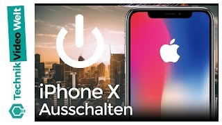 iPhone X Ausschalten [upl. by Shushan]