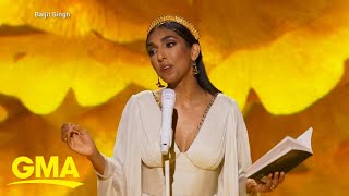 Poet Rupi Kaur brings poetry to new heights with special ‘Rupi Kaur Live’ l GMA [upl. by Gertrude443]