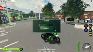 CODES IN ROBLOX MOTORUSH [upl. by Faxen235]