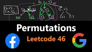 Backtracking Permutations  Leetcode 46  Python [upl. by Noelani509]