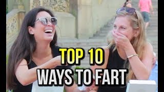 TOP 10 WAYS TO FART [upl. by Xet]