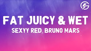 Sexyy Red Bruno Mars  Fat Juicy amp Wet Lyrics [upl. by Ylim]