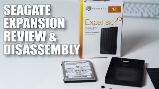 Seagate Expansion Portable Drive Review and Disassembly [upl. by Shirlene]