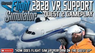 Microsoft Flight Simulator 2020 QUEST 2 Gameplay  Trying Flight Sim 2020 VR on Quest 2 [upl. by Alfonzo]