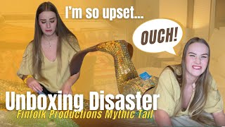 Gold Mermaid Tail Unboxing GONE WRONG  Finfolk Mythic Tail [upl. by Landis103]