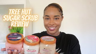 The BEST Body Scrub  Tree Hut Shea Sugar Scrub Review [upl. by Januarius682]