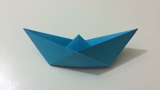 COMO HACER UN BARCO DE PAPEL TUTORIAL PAPIROFLEXIA ORIGAMI [upl. by Braswell906]