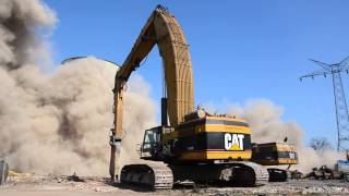 Powerplant demolition in Mol B  De Meuter Afbraakwerken [upl. by Bushore]