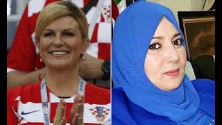 Naima salhi vs Présidente Croatie [upl. by Staten]