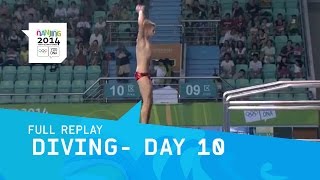 Diving Mens 10m Platform Preliminary  Full Replay  Nanjing 2014 Youth Olympic Games [upl. by Hunter]