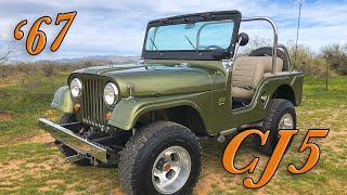 1967 CJ5 Rebuild  4x4 Restoration By The Jeep Farm [upl. by Theadora]