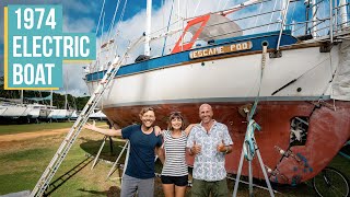 Building An Electric Sailboat On A Remote Island Full Tour [upl. by Kennet]