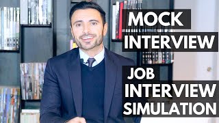 Job Interview Simulation and Training  Mock Interview [upl. by Ker]