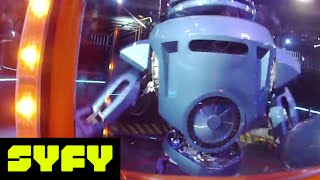 Robot Combat League First Robot Fight  S1E1  SYFY [upl. by Oidgime]