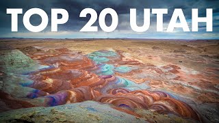 TOP 20 PLACES IN UTAH YOU NEED TO VISIT [upl. by Iinde]