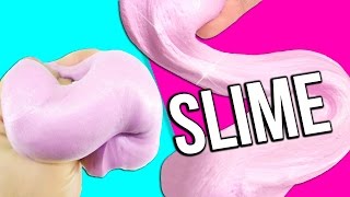 HAZ SLIME ESPONJOSO SIN BORAX  DIY FLUFFY SLIME  Tutoriales Belen [upl. by Rennerb293]