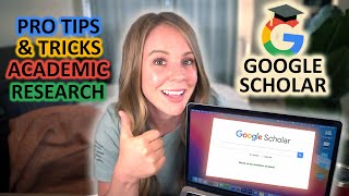 Use Google Scholar for Academic Research Google Scholar Search Tips amp Tricks [upl. by Aia]