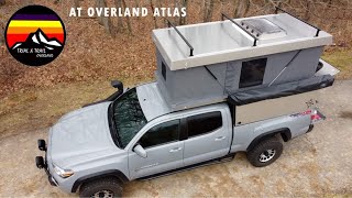 AT Overland Atlas camper on our 3rd Gen Toyota Tacoma [upl. by Arianie462]