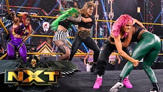 NXT Women’s Tag Team Title contenders brawl WWE NXT June 22 2021 [upl. by Aeet530]