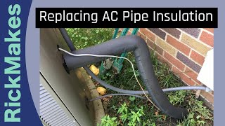 Replacing AC Pipe Insulation [upl. by Sitoeht777]