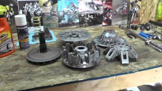 Servicing Maintain Canam Clutches [upl. by Syramad]