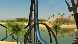 RCT3 Ultimate Water Slide  Tsunami [upl. by Carter]