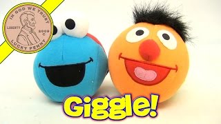 Sesame Street Bert amp Ernie Elmo amp Cookie Monster Giggle Balls [upl. by Longan]