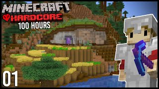 100 Hours In Minecraft Hardcore Episode 1 [upl. by Ullyot622]