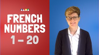 Count 1 to 20 in French  French Lessons for Beginners [upl. by Desiri]