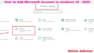 How to Add And Sync Microsoft Account in windows 10  2021  Sync Microsoft Account Windows 10 [upl. by Adnik]