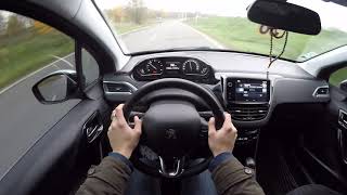 Peugeot 208 16 BlueHDi 2015  POV Drive [upl. by Arakat]