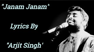 quotJanam Janamquot Song With Lyrics Hindi  Dilwale  Arijit Singh  Antara Mitra  Pritum  SRK [upl. by Idurt]