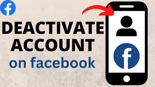 How to Deactivate Facebook Account  2023 [upl. by Mossman336]