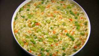 Marco Pierre White recipe for Spring Veg Risotto [upl. by Anuayek77]