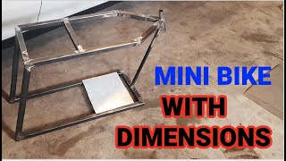 How to Build a BASIC Mini Bike Frame Tutorial [upl. by Aelrac390]